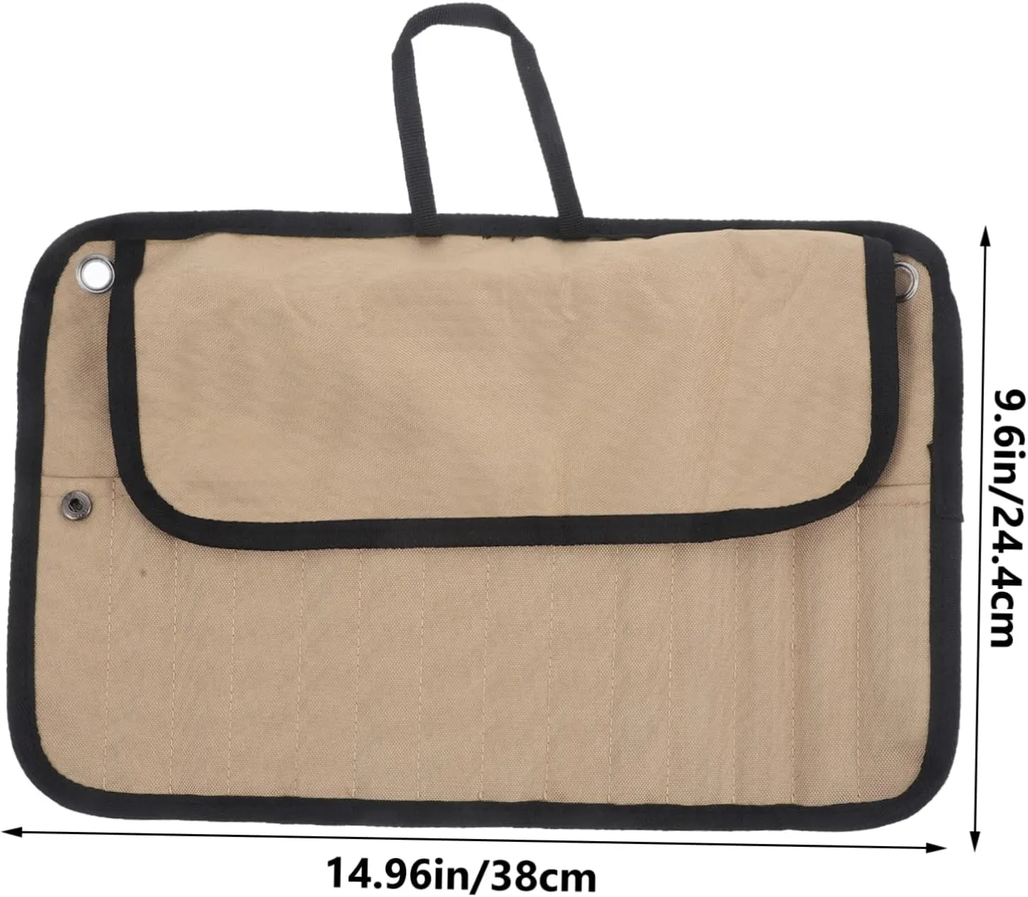 1 Set Cutlery Set Carrier Pillow Camping Mattress Net Griddle Blankets Holder Seat Pot Backpacking Utensils Plates Bag Warmers Lounger Camp Mess Kit Pocket Stainless Steel Khaki