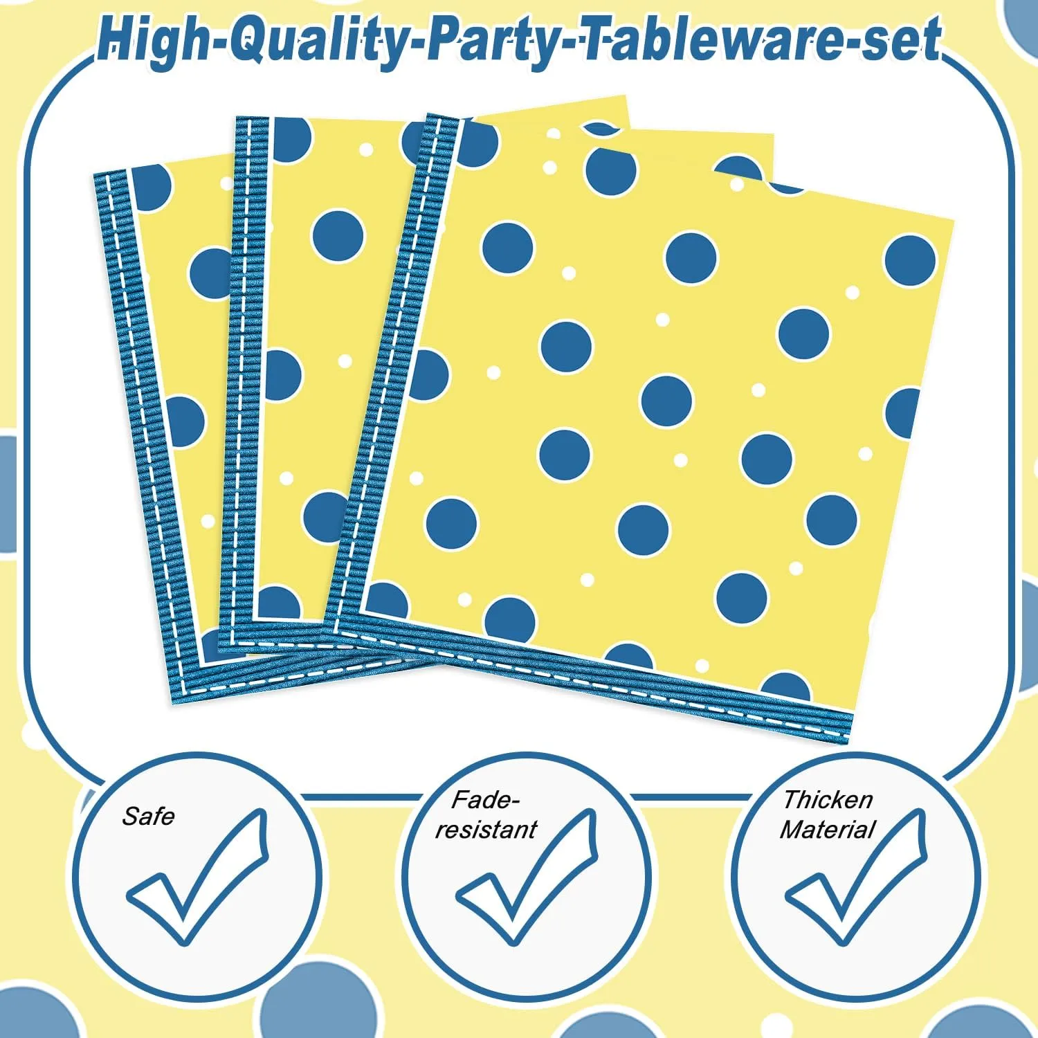 120PCS Yellow Cartoon Themed Party Supplies for Boys Girls 1st 2nd Birthday Party Banana Cake Table Decorations Plates Napkin Cups Tableware Set for 20 Guests
