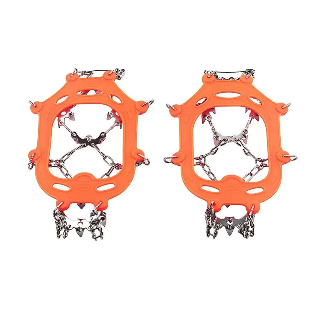 13 Teeth Climbing Crampons – Non-Slip Ice Grips for Winter Hiking and Fishing