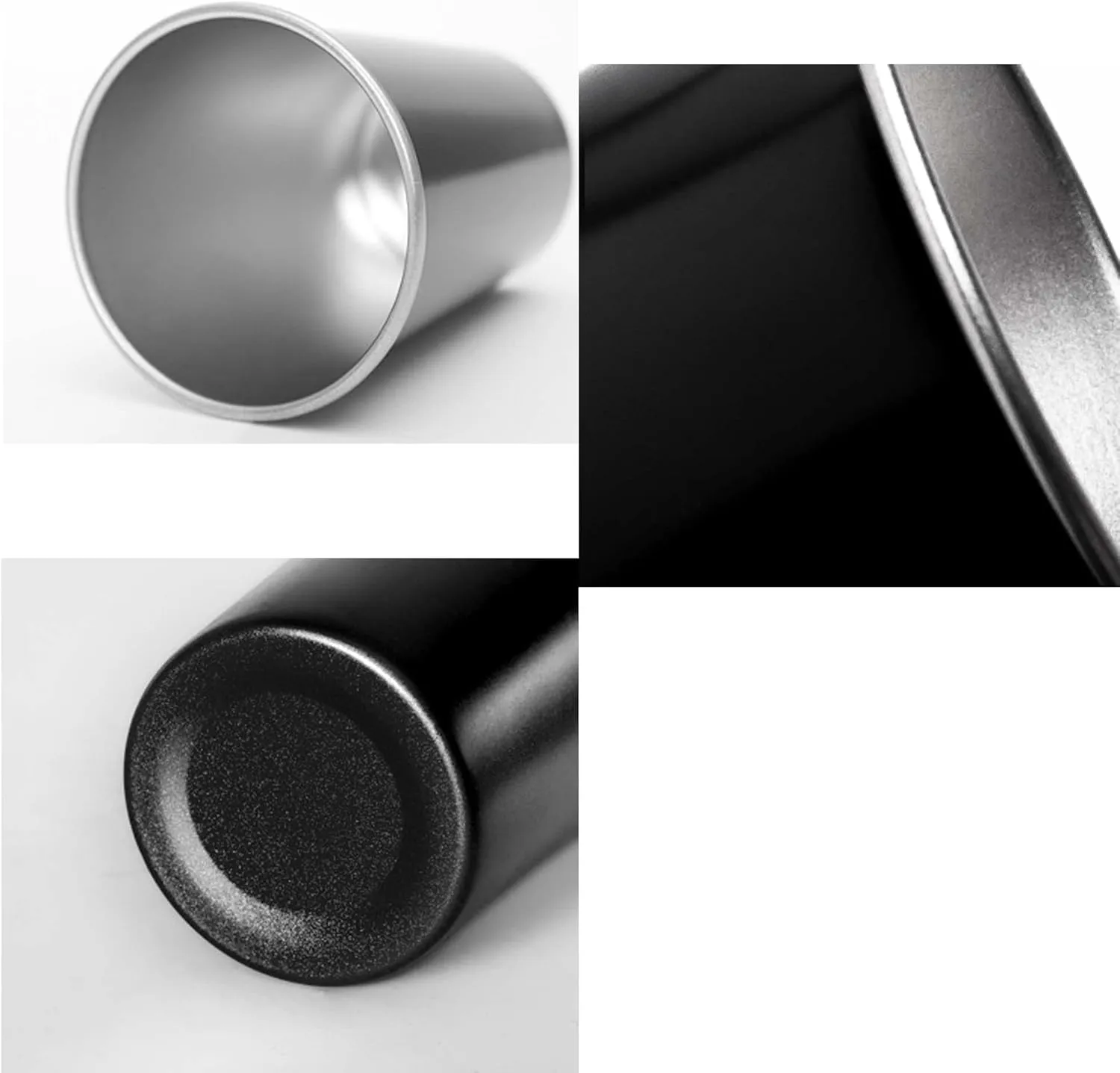 1PC Coffee Cup Outdoor Camping Stainless Steel Small Wine Cup Tea Cup(S 4PCS/SET)