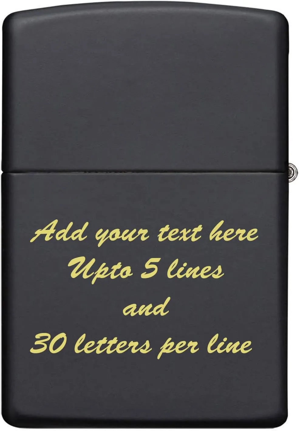 23 Custom Tarot Card - Major Arcana Card Laser Engraved Zippo Black Matt Windproof Lighter (The Fool)