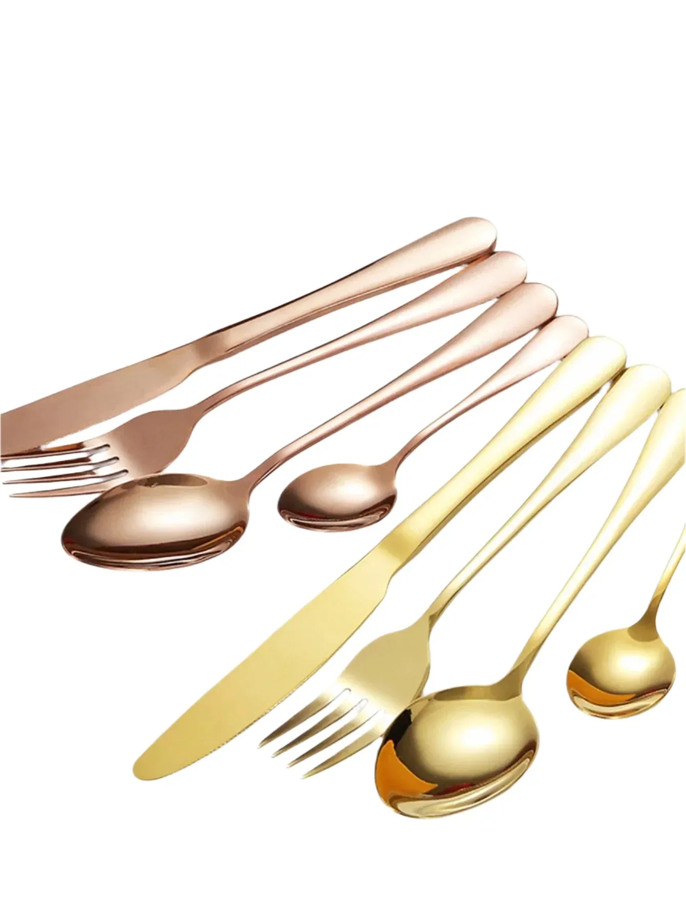30 Piece Stainless Steel Tableware Gift Set Novelty Design