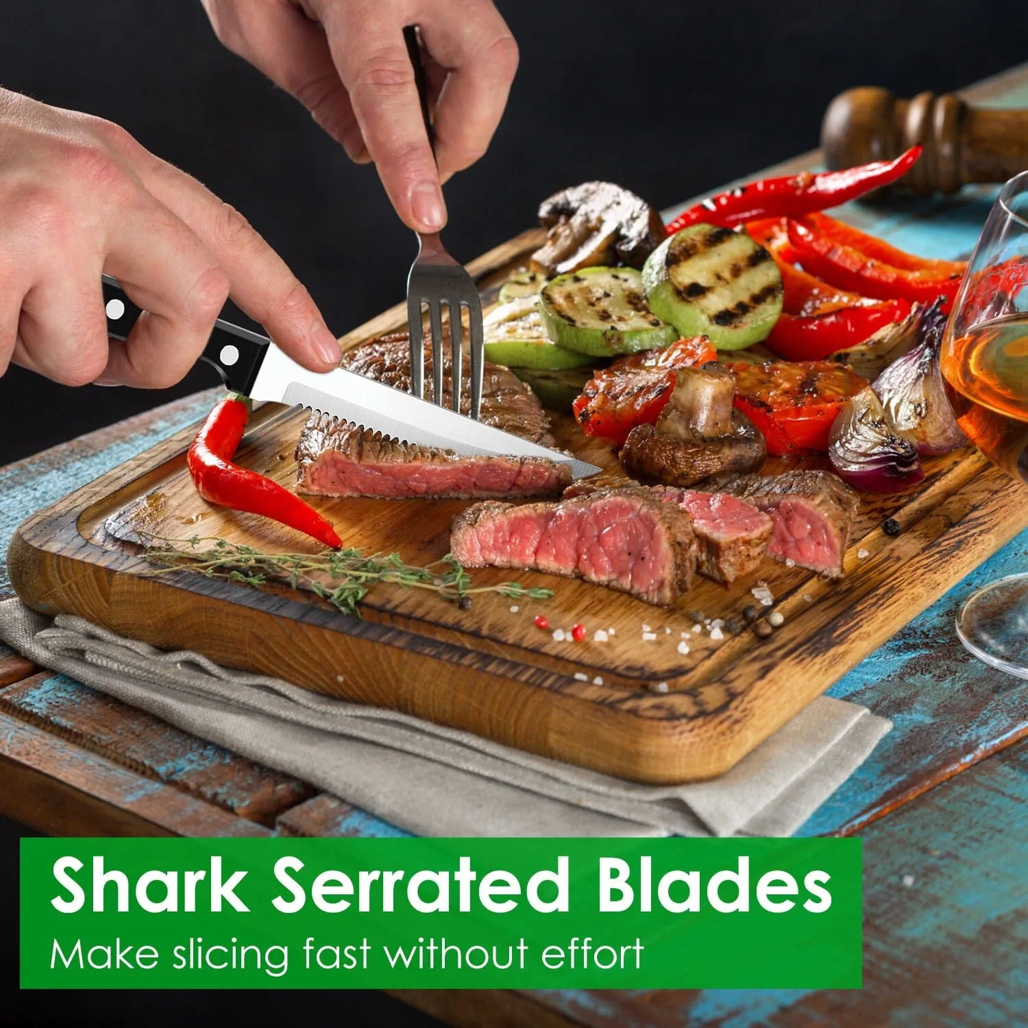 48-Piece: Stainless Steel Silverware Cutlery Set