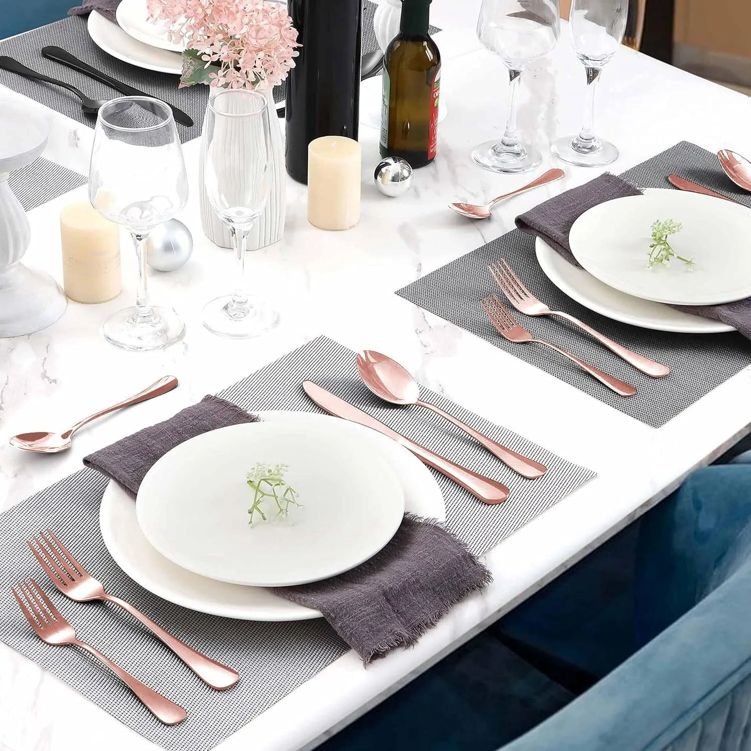 48-Piece: Stainless Steel Silverware Cutlery Set