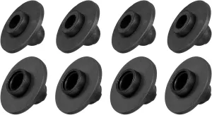 8 Pack Camping Chair Foot - Non-Slip Stool Feet Replacement, Apply to Camping/Fishing/Picnic (13mm, 14mm Tubing Dia)