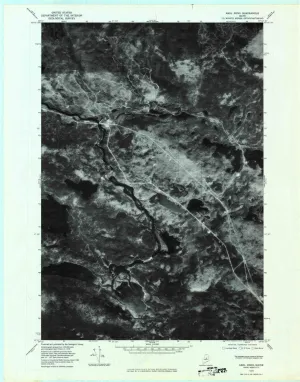 Abol Pond ME topo map, 1:24000 Scale, 7.5 X 7.5 Minute, Historical, 1978, Updated 1981, 27.4 x 21.5 in