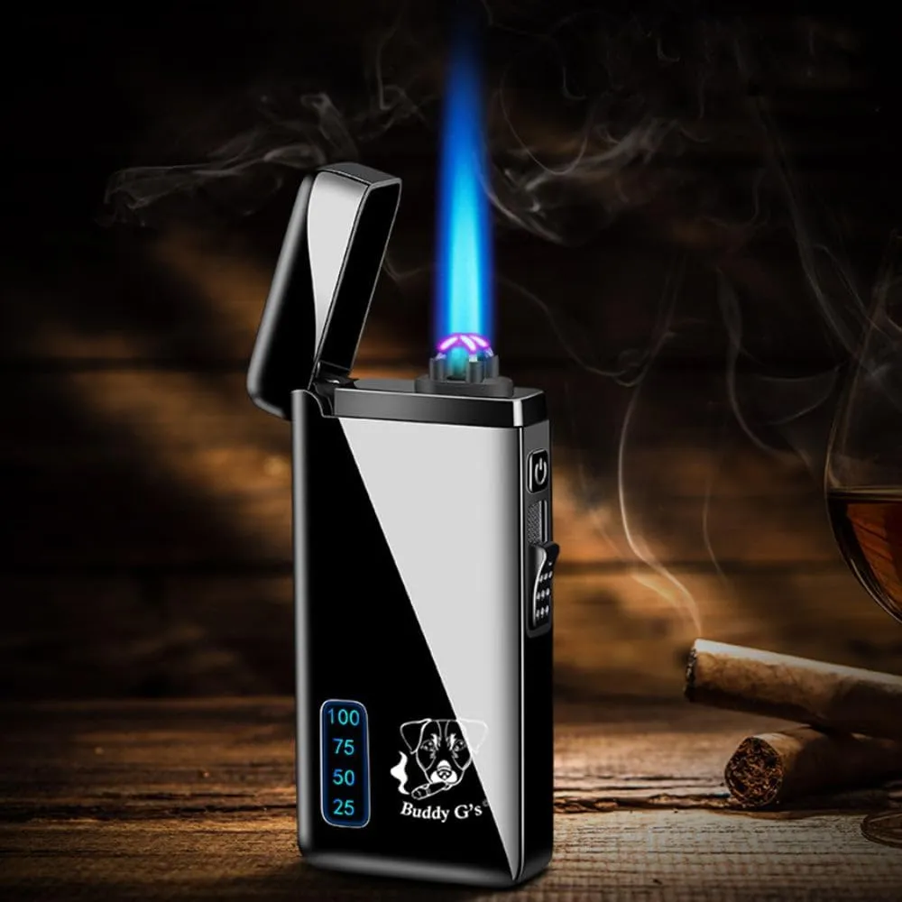 Adjustable Flame Dual Burner Windproof ARC & Plasma Lighter by The Vintage Lighter