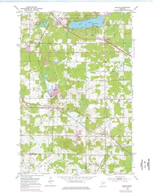 Adolph MN topo map, 1:24000 Scale, 7.5 X 7.5 Minute, Historical, 1953, Updated 1976, 27.23 x 21.53 in
