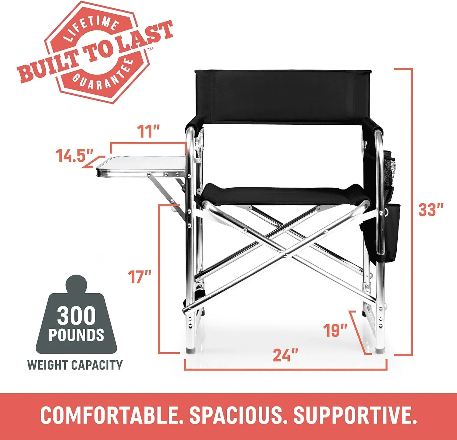 Adults Chair, Best-price offer Table, for Low-cost with Chair Camping Beach Side (Red) Sports Chair Chair, Camp