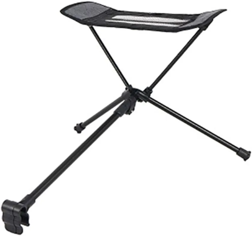 AISHANBAIHUODIAN Portable Stool Collapsible Footstool Fit for Camping Beach Chair Folding Fishing Outdoor BBQ Camping Chair Foot Recliner Foot Rest (Color : As Show)
