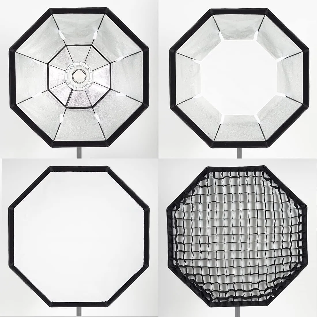 AMBITFUL FW95 95cm/37inch Octagon Honeycomb Grid Bowens softbox, with Honeycomb Grid   Carrying Bag, for Bowens Mount lamp(FW95 95cm/37inch)
