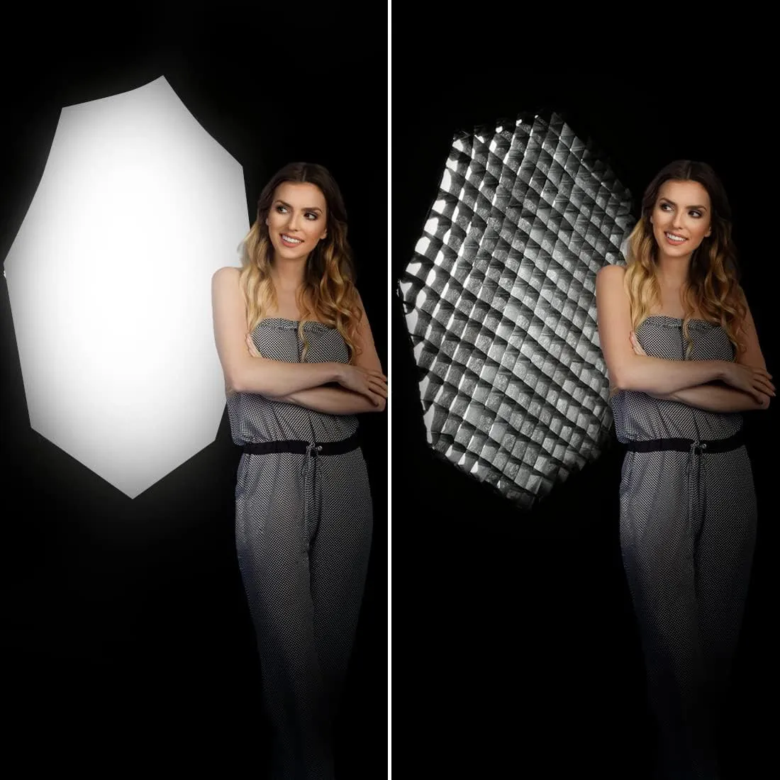 AMBITFUL FW95 95cm/37inch Octagon Honeycomb Grid Bowens softbox, with Honeycomb Grid   Carrying Bag, for Bowens Mount lamp(FW95 95cm/37inch)