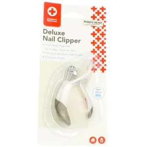 American Red Cross Deluxe Nail Clipper with Magnifier [Set of 4]