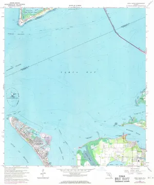 Anna Maria FL topo map, 1:24000 Scale, 7.5 X 7.5 Minute, Historical, 1964, Updated 1970, 26.8 x 22.9 in