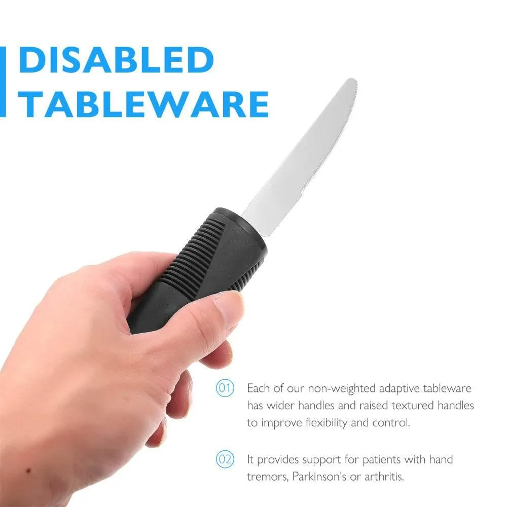 Anti-Shake Tableware Set for Seniors - Easy Grip Dining Essentials