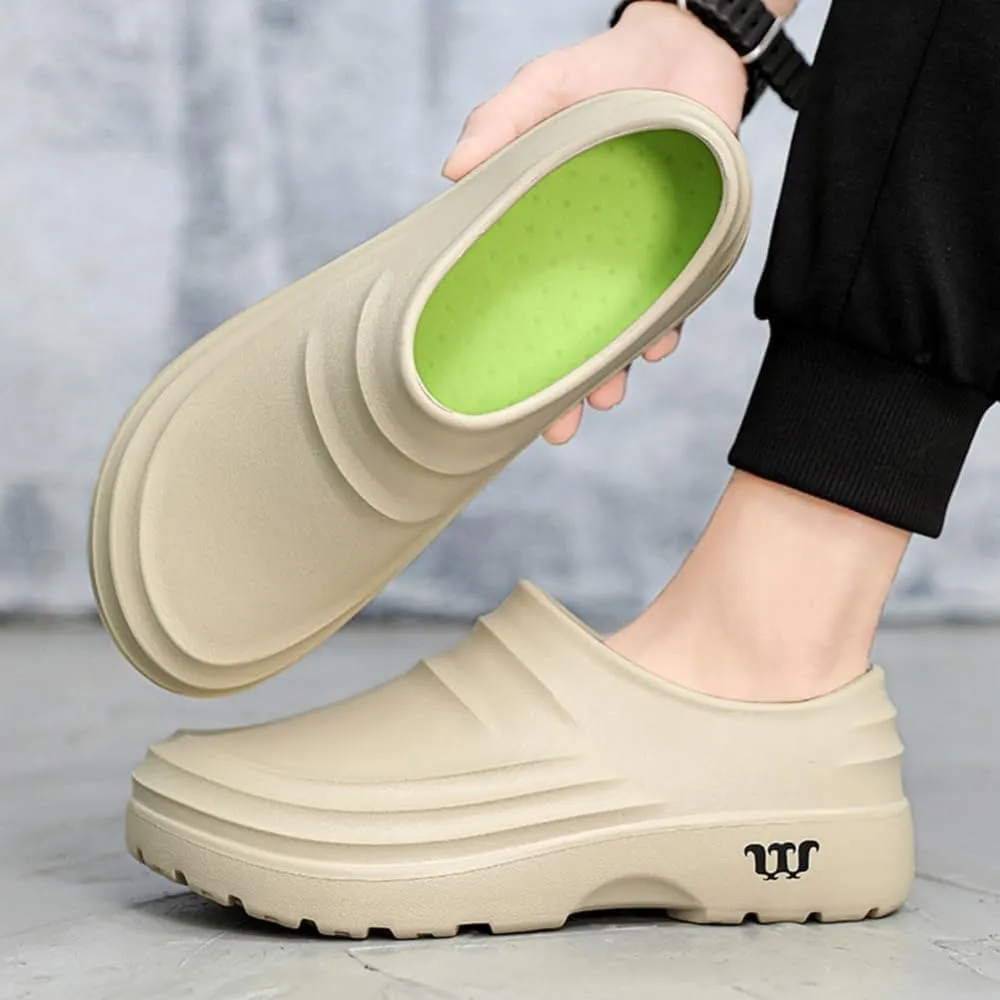 Armadillo Chef Shoes for Men Women,Comfort Lightweight&Waterproof Healthy Clogs,Non Slip Kitchen Garden Nurse Shoess