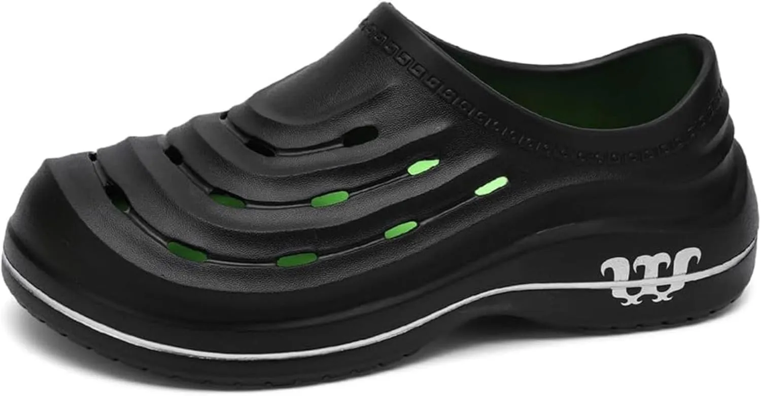 Armadillo Chef Shoes for Men Women,Comfort Lightweight&Waterproof Healthy Clogs,Non Slip Kitchen Garden Nurse Shoess