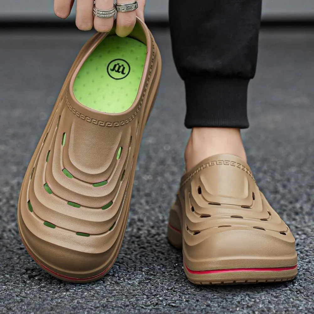 Armadillo Chef Shoes for Men Women,Comfort Lightweight&Waterproof Healthy Clogs,Non Slip Kitchen Garden Nurse Shoess