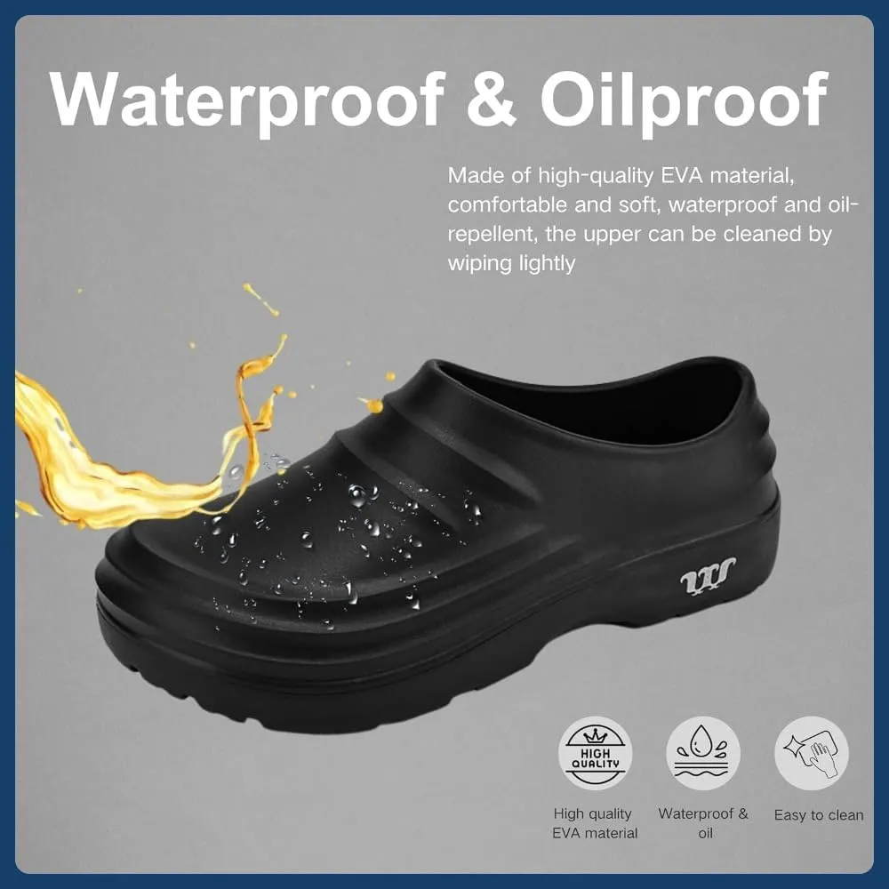 Armadillo Chef Shoes for Men Women,Comfort Lightweight&Waterproof Healthy Clogs,Non Slip Kitchen Garden Nurse Shoess
