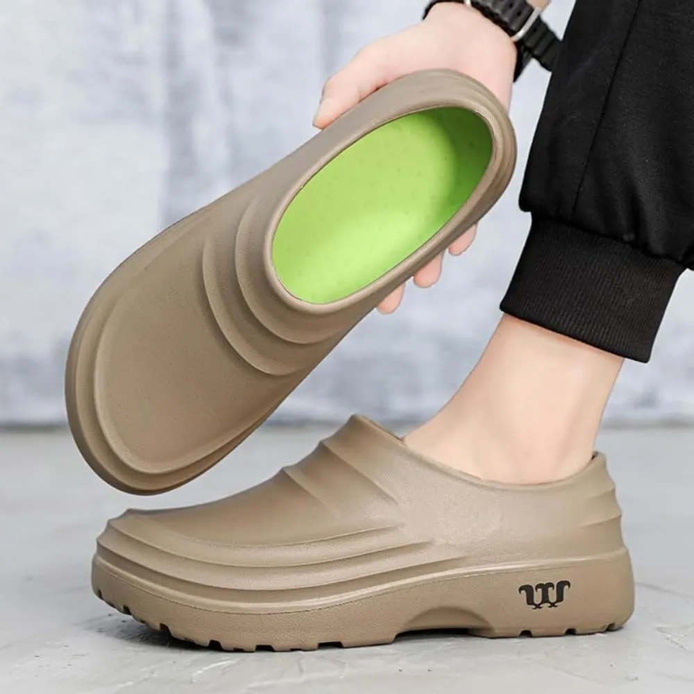 Armadillo Chef Shoes for Men Women,Comfort Lightweight&Waterproof Healthy Clogs,Non Slip Kitchen Garden Nurse Shoess
