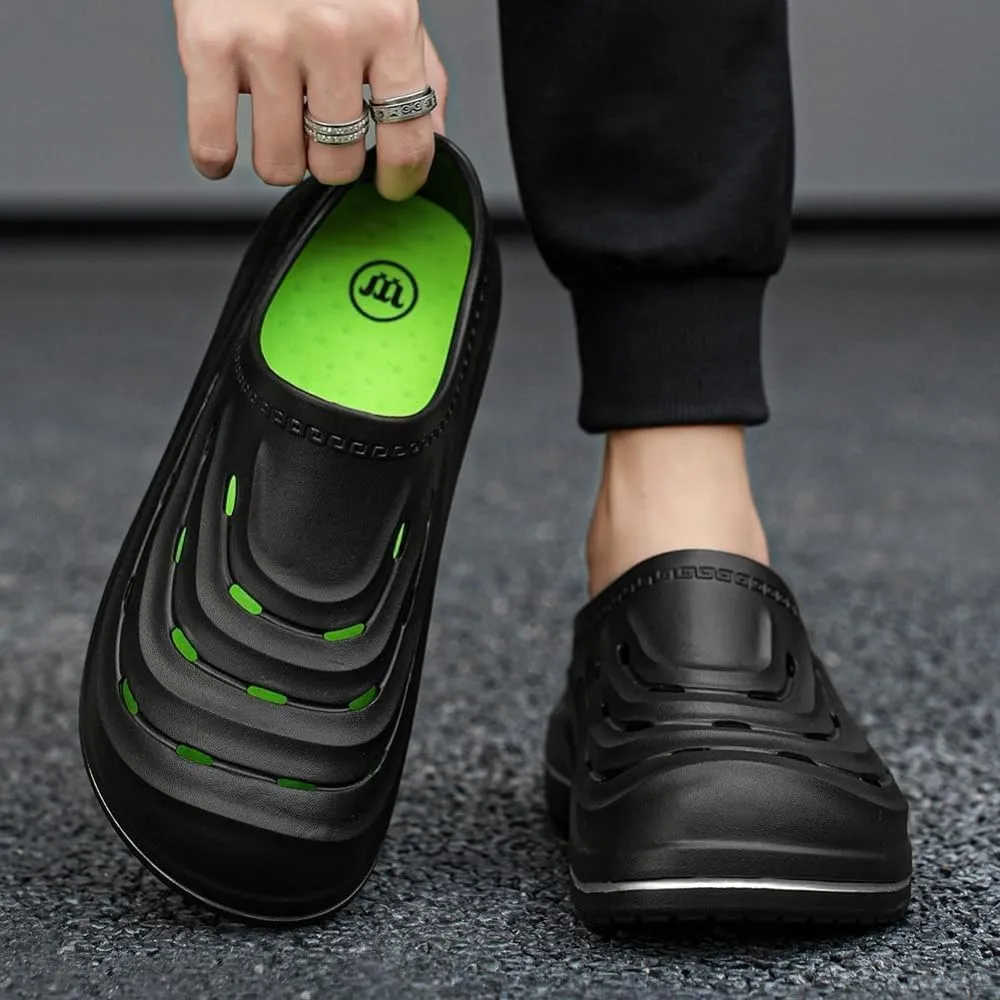 Armadillo Chef Shoes for Men Women,Comfort Lightweight&Waterproof Healthy Clogs,Non Slip Kitchen Garden Nurse Shoess