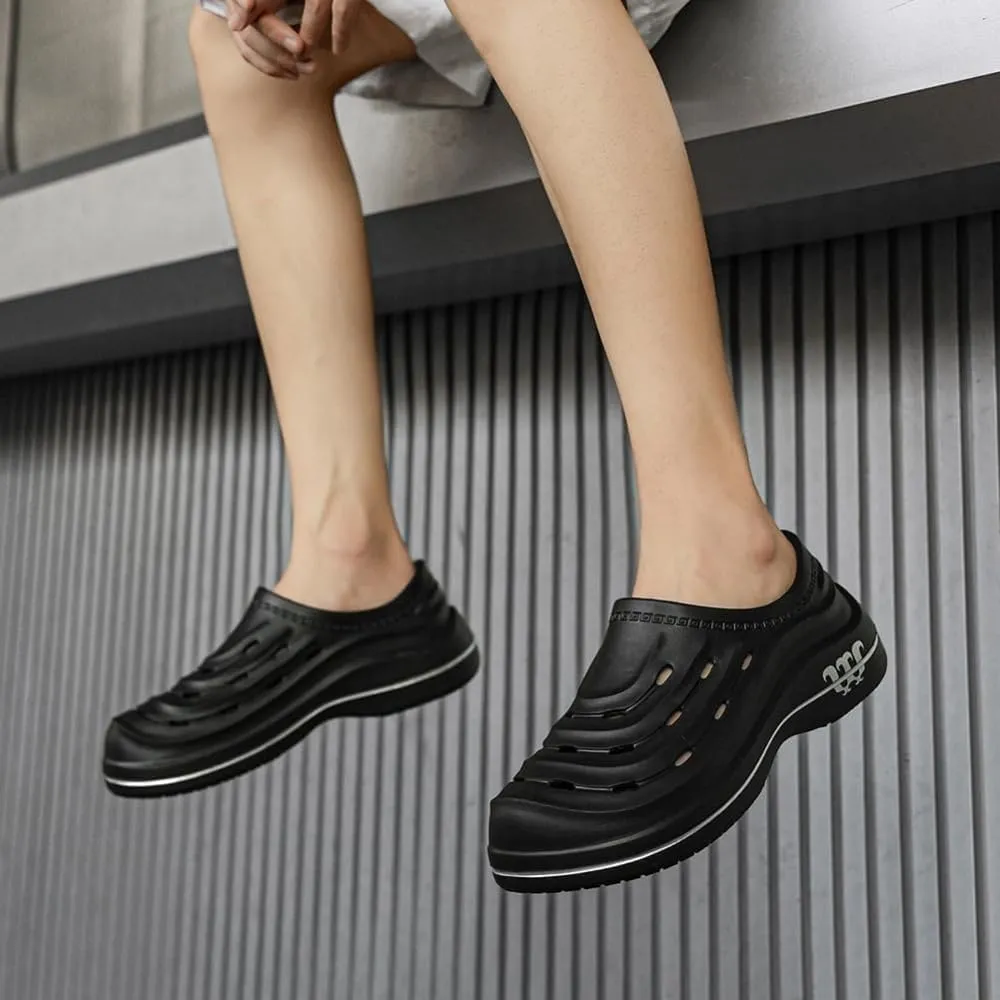 Armadillo Chef Shoes for Men Women,Comfort Lightweight&Waterproof Healthy Clogs,Non Slip Kitchen Garden Nurse Shoess