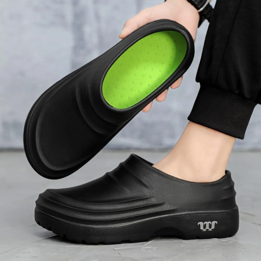 Armadillo Chef Shoes for Men Women,Comfort Lightweight&Waterproof Healthy Clogs,Non Slip Kitchen Garden Nurse Shoess