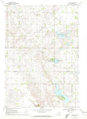 Astoria SD topo map, 1:24000 Scale, 7.5 X 7.5 Minute, Historical, 1970, Updated 1972, 26.9 x 22 in