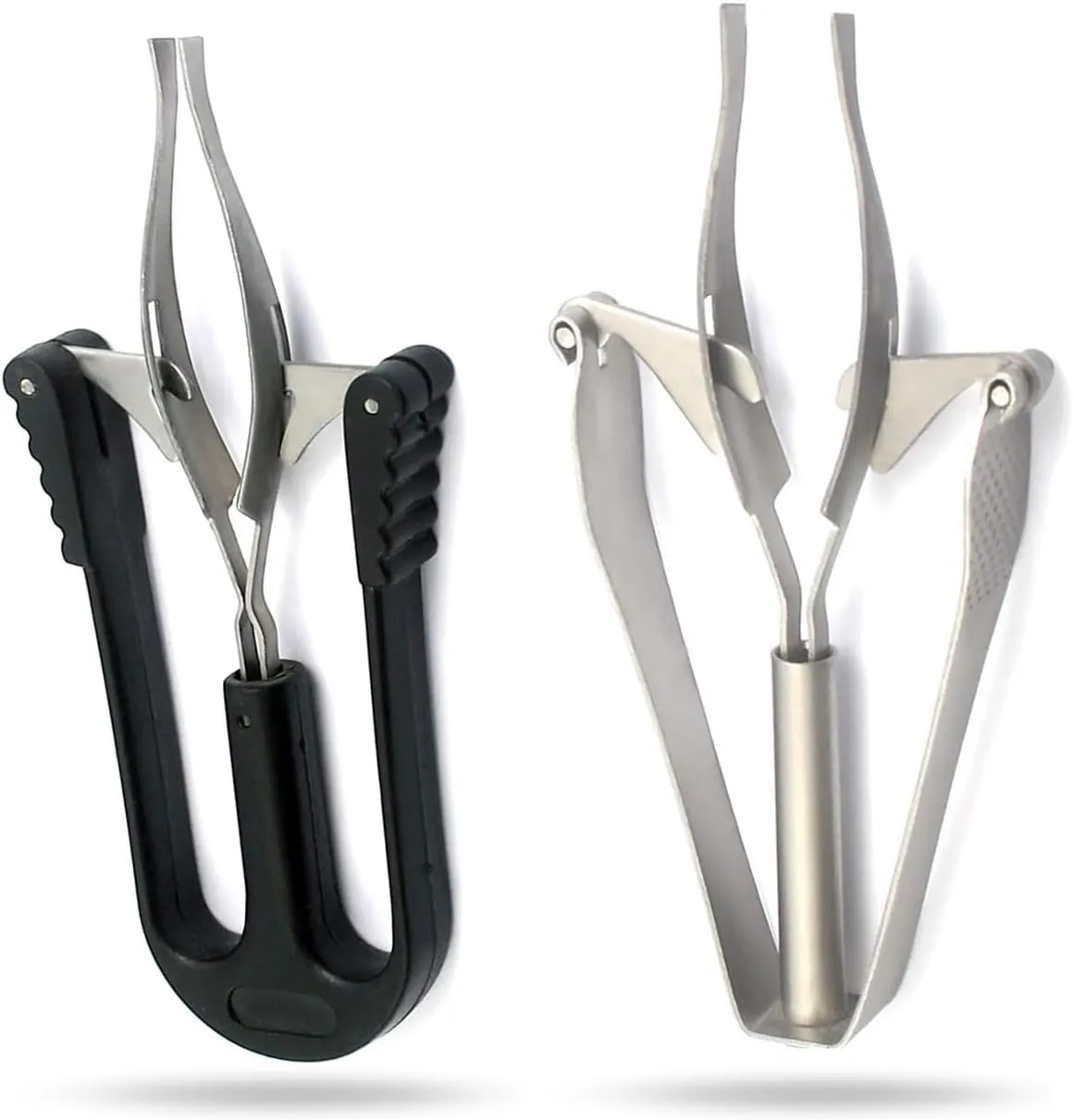 AUTOMATIC EYEBROW TWEEZERS FOR PROFESSIONALS, STAINLESS STEEL (2 PIECES SET)