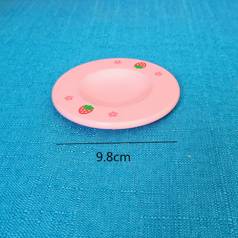 Baby birthday gift simulation kitchen accessories tableware cup discs set children's class home cooking wooden toys