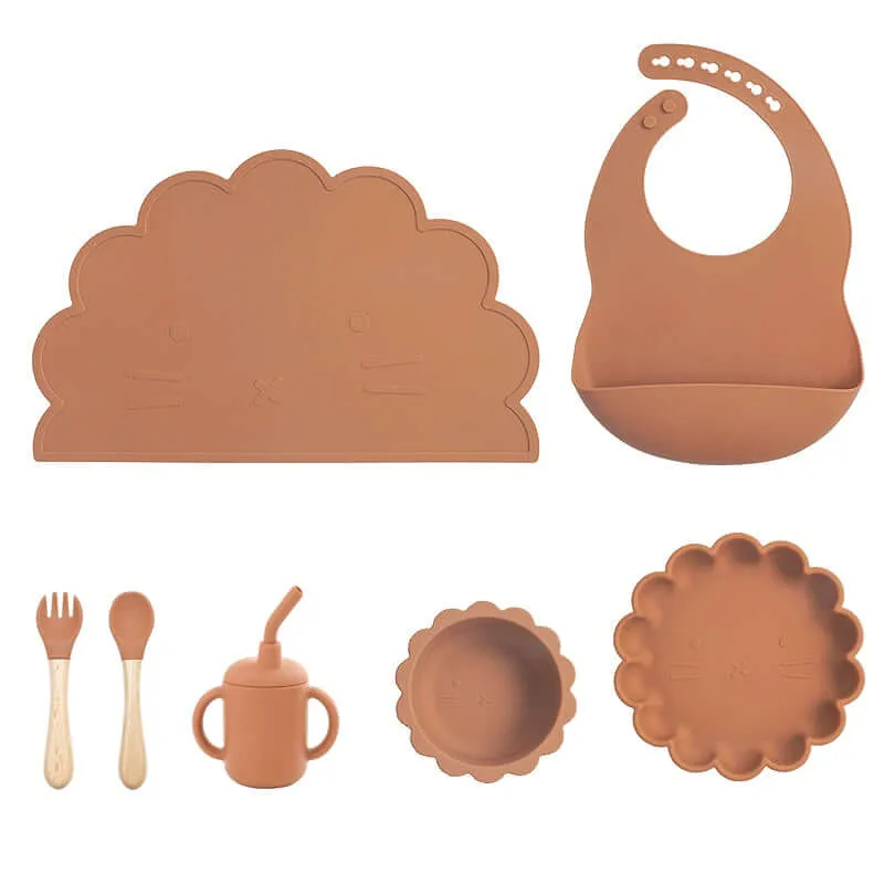 Baby Silicone Tableware Feeding Set