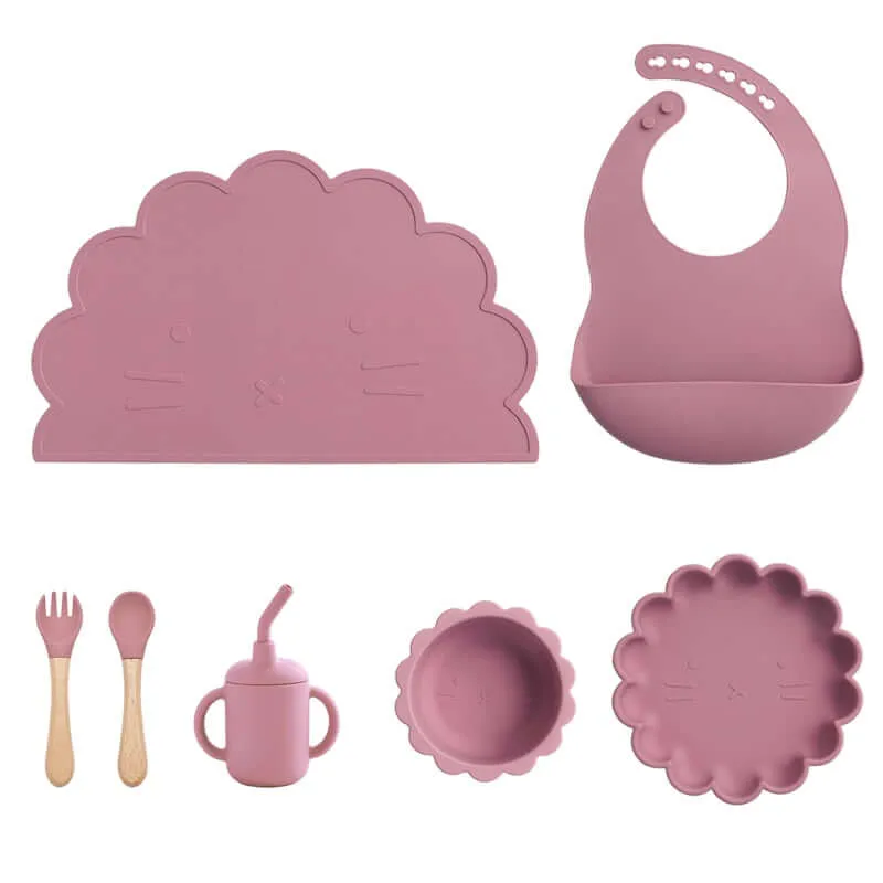 Baby Silicone Tableware Feeding Set