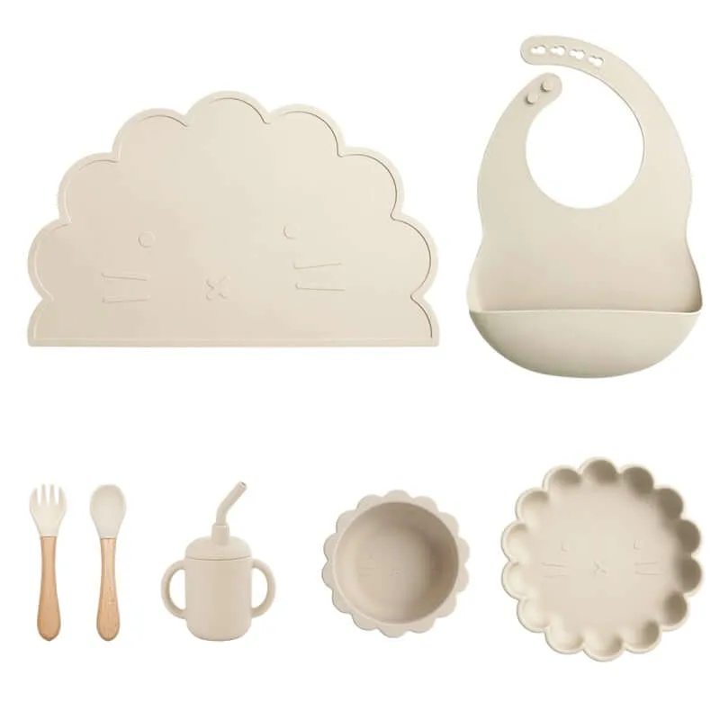 Baby Silicone Tableware Feeding Set