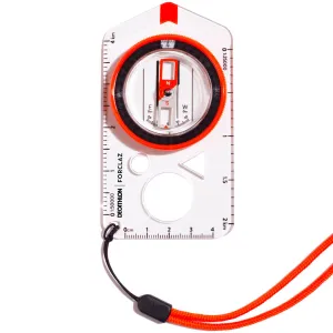 Baseplate Orienteering & Hiking Compass - Explorer 500 Orange