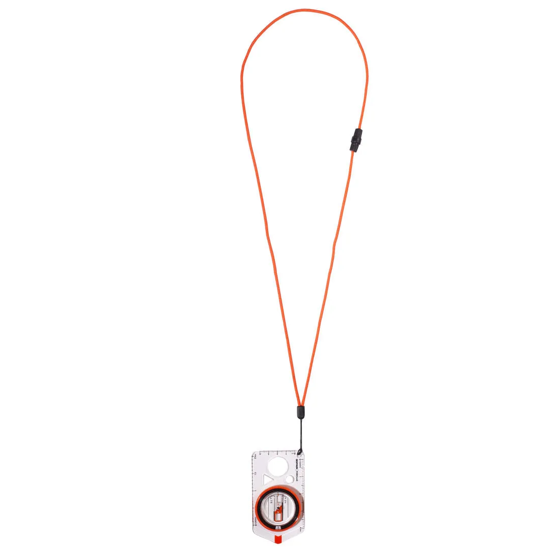 Baseplate Orienteering & Hiking Compass - Explorer 500 Orange