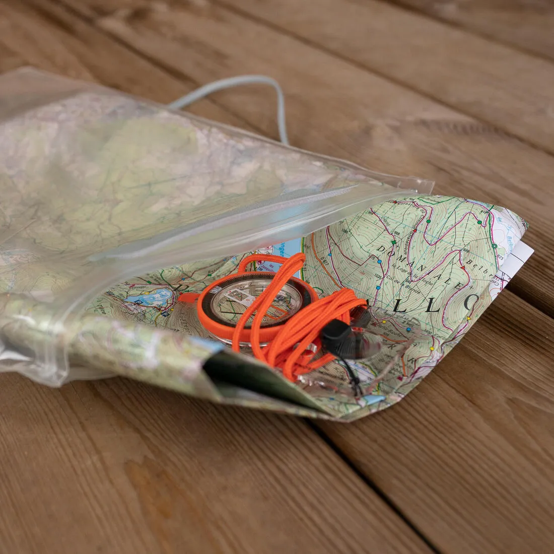 Baseplate Orienteering & Hiking Compass - Explorer 500 Orange