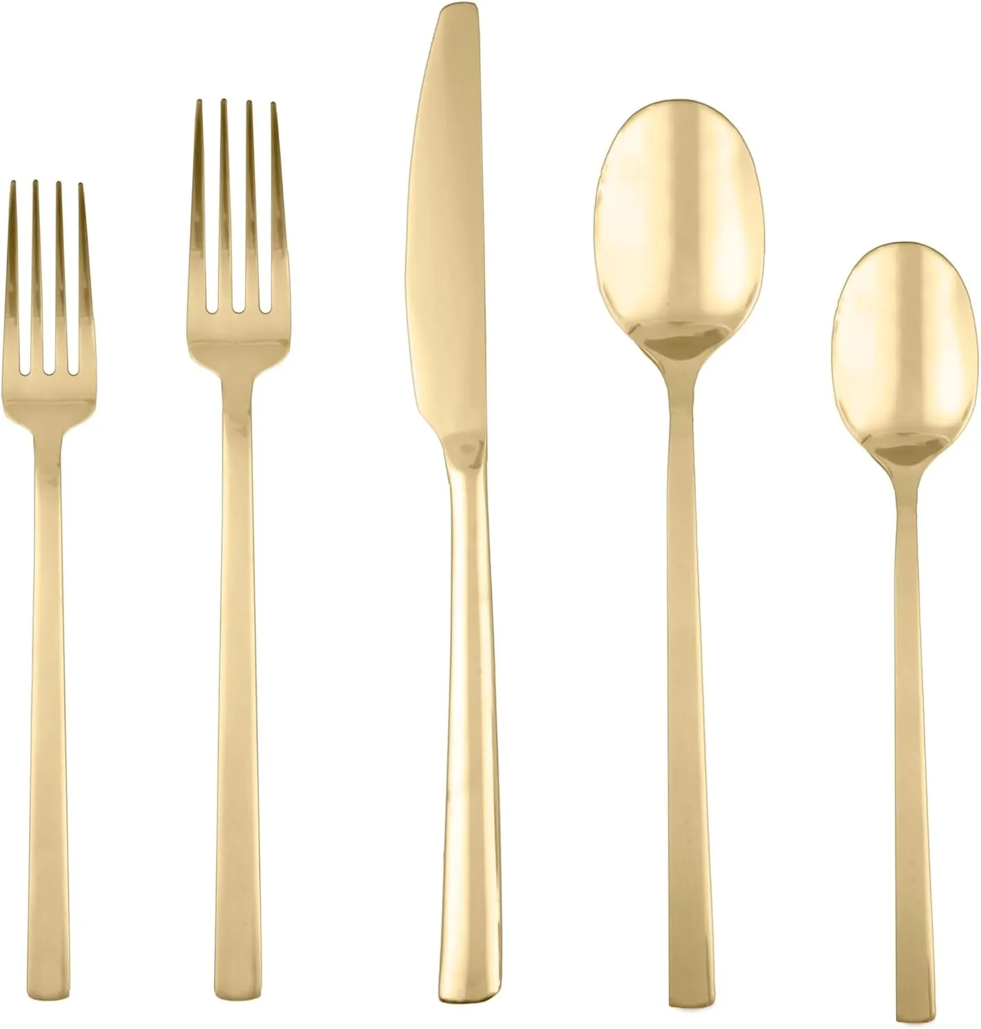 Beacon Gold Mirror 20-Piece Flatware Set