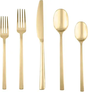 Beacon Gold Mirror 20-Piece Flatware Set