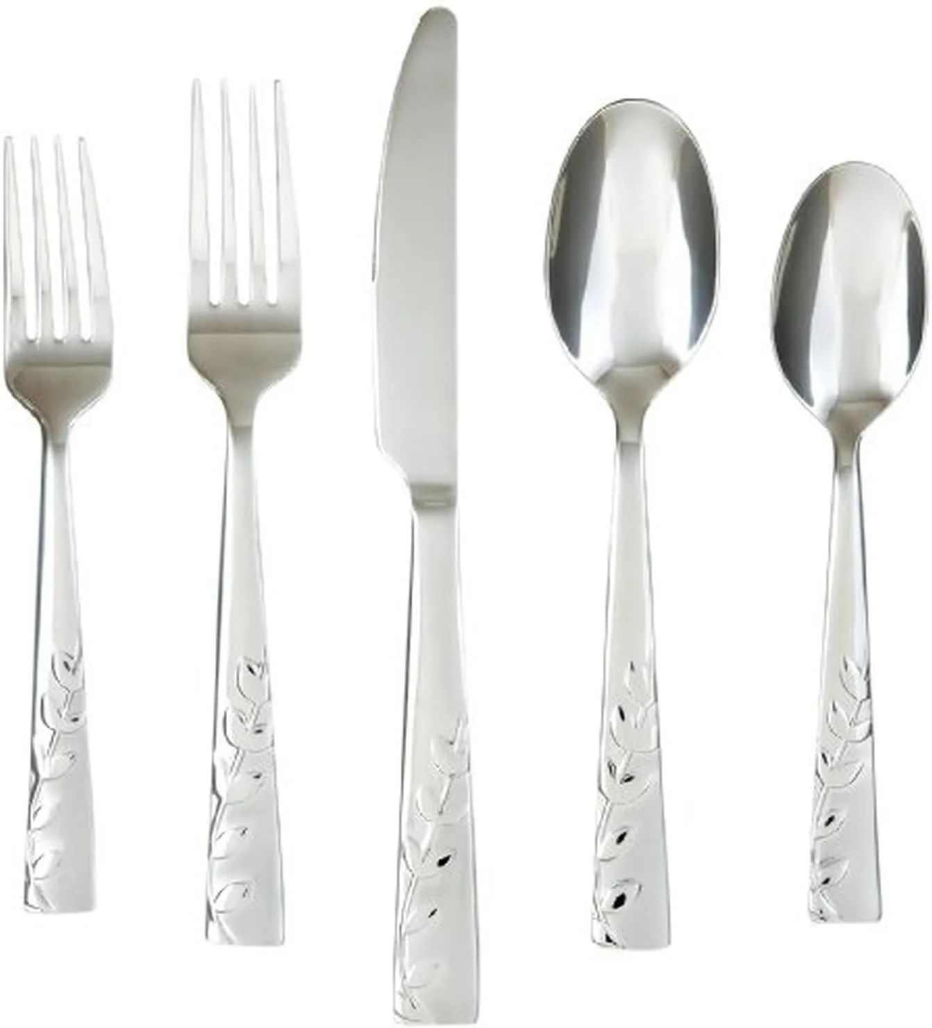 Blossom Sand 20 Piece Flatware Set