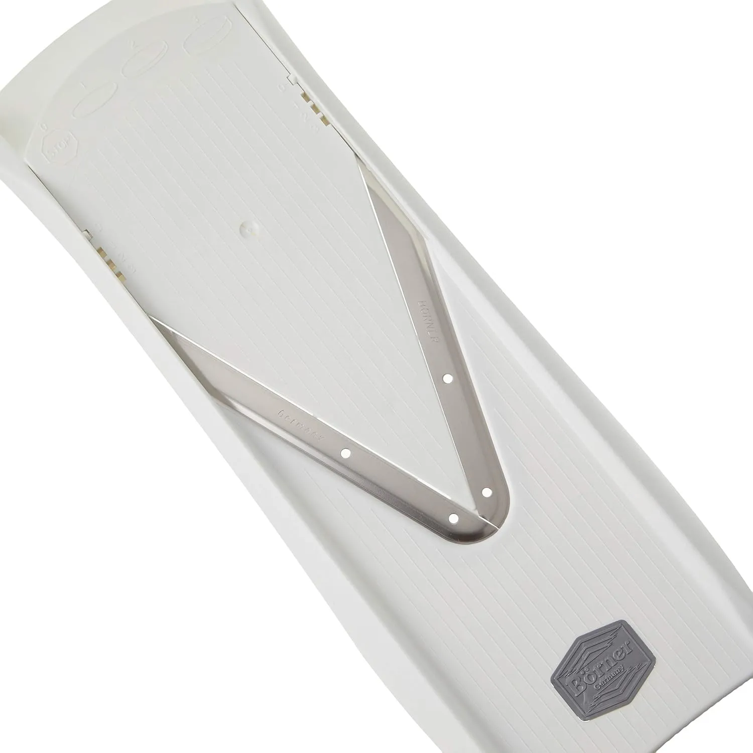 Borner V Slicer V4 Original Set, White, Stainless Steel