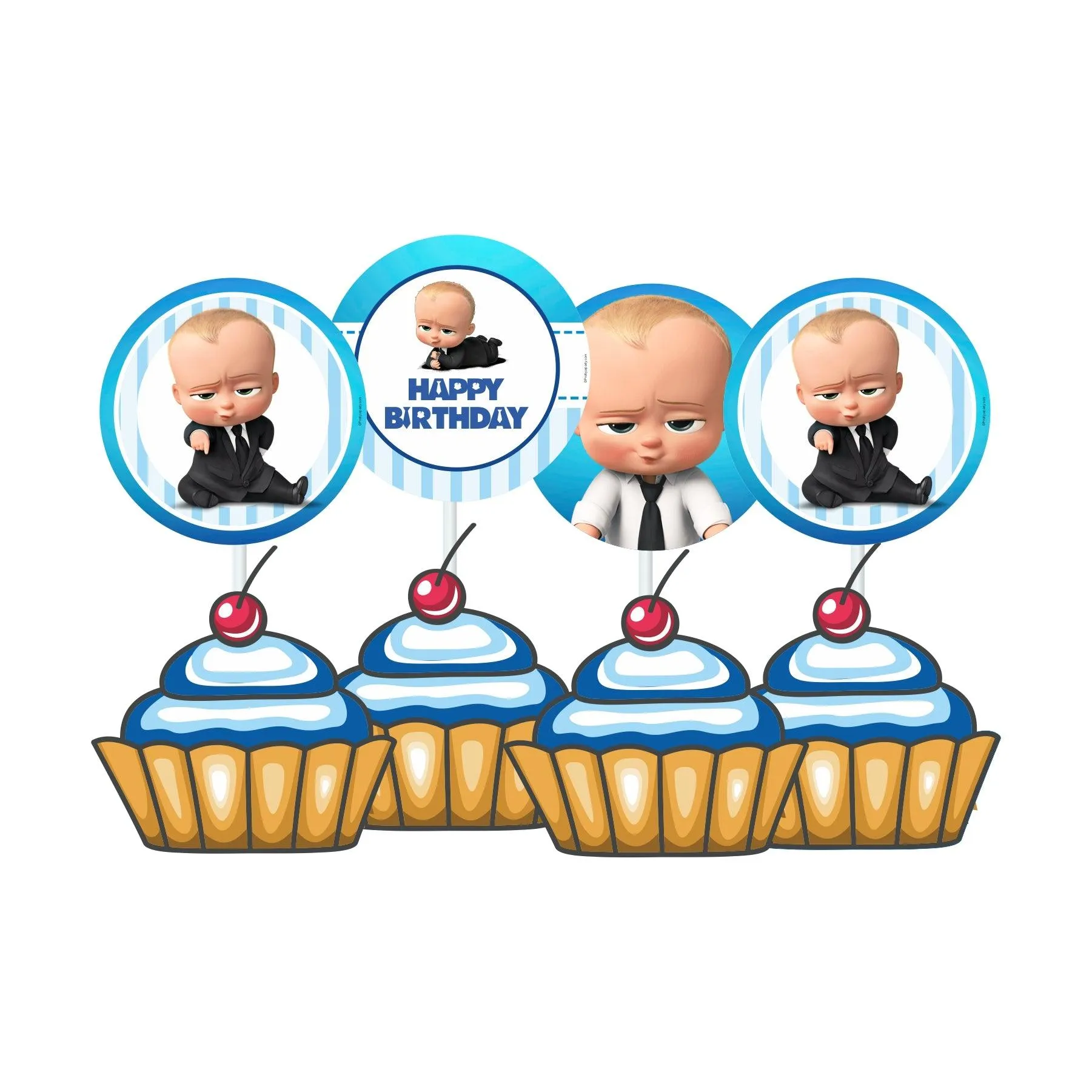 Boss Baby Tableware Package - 67 pieces pack