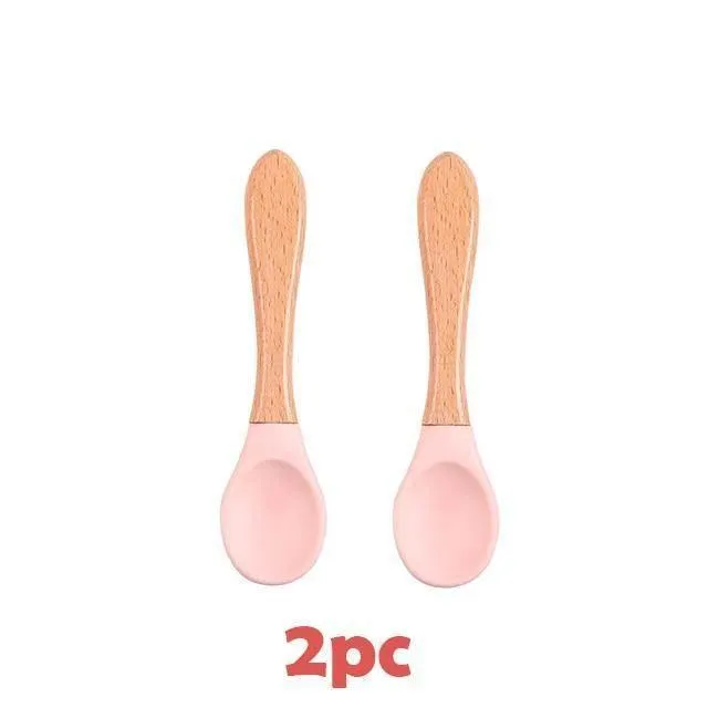 BPA-Free Silicone Baby Tableware Set - Soft  Easy to Clean