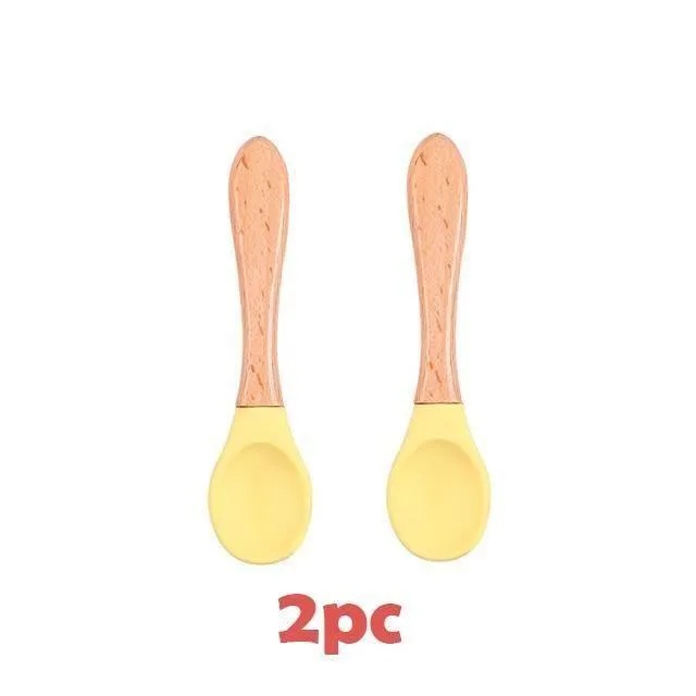BPA-Free Silicone Baby Tableware Set - Soft  Easy to Clean