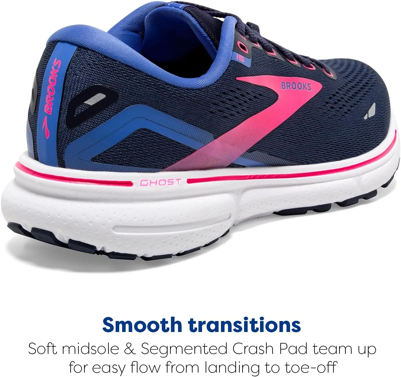 Brooks Women's Ghost 15 GTX Waterproof Neutral Running Shoe