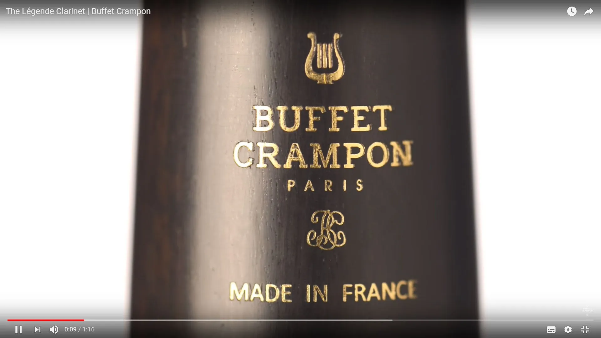 Buffet Crampon Légende A Clarinet