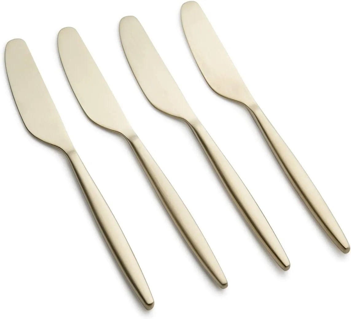 Cambridge Champagne Satin Gaze Spreaders, Set of 4, 0