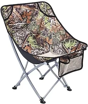 Camp Chair Lounger Camping Stools High Back Chair Portable Fishing Chairs with Storage Backpack,Camping Folding Chair/Brown
