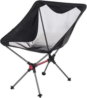 Camping Chair Folding Chairs Lawn Chairs Outdoor Folding Chair Camping Beach Portable Simple Backrest Folding Sketching Seat Stool With Mesh Fabric Backrest Folding Chair Camp Chair Moon Chair ( Color