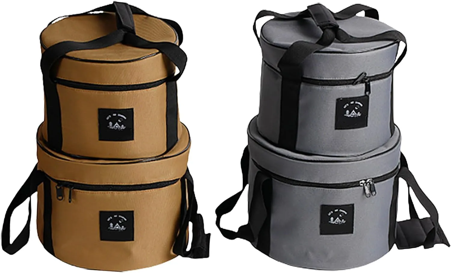 Camping Cookware Storage Bag Waterproofed Cutlery Holder Portables Dishware for Outdoor Camping Tableware