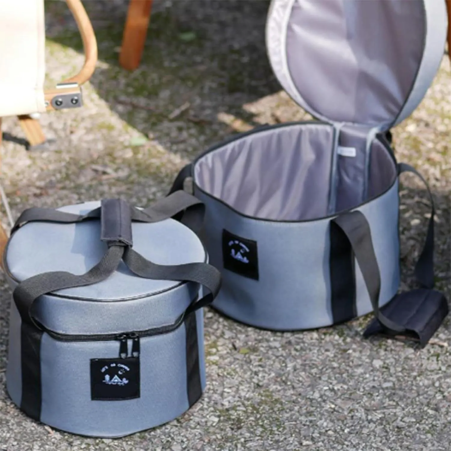 Camping Cookware Storage Bag Waterproofed Cutlery Holder Portables Dishware for Outdoor Camping Tableware